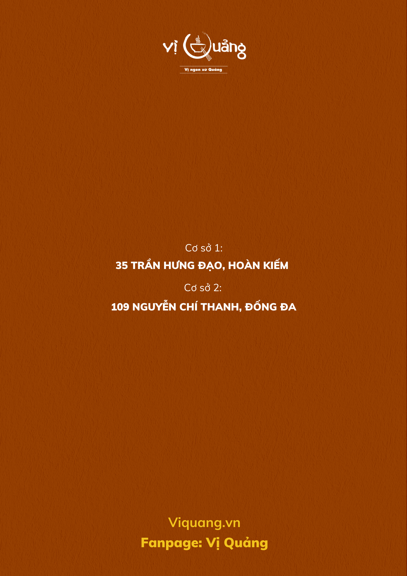 Menu Vị Quảng – Nguyễn Chí Thanh 12 