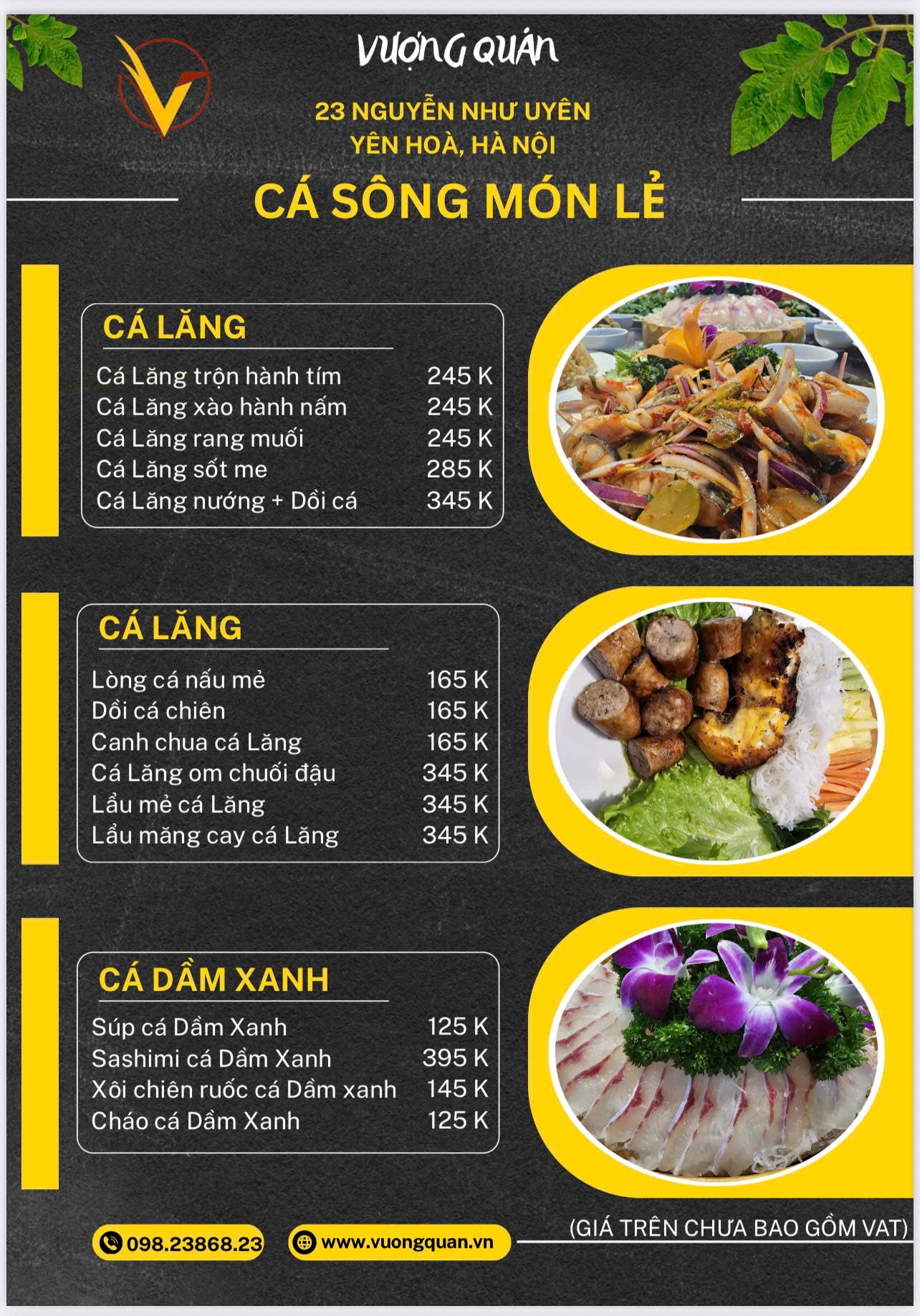Menu Vượng Quán - Nguyễn Như Uyên 4 