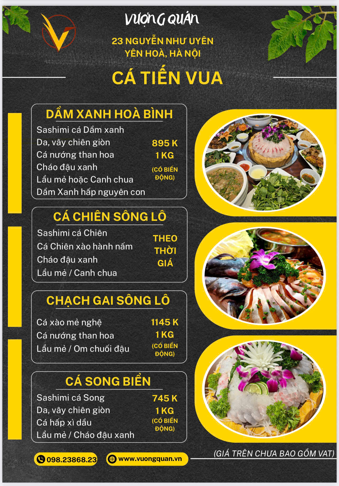 Menu Vượng Quán - Nguyễn Như Uyên 5 