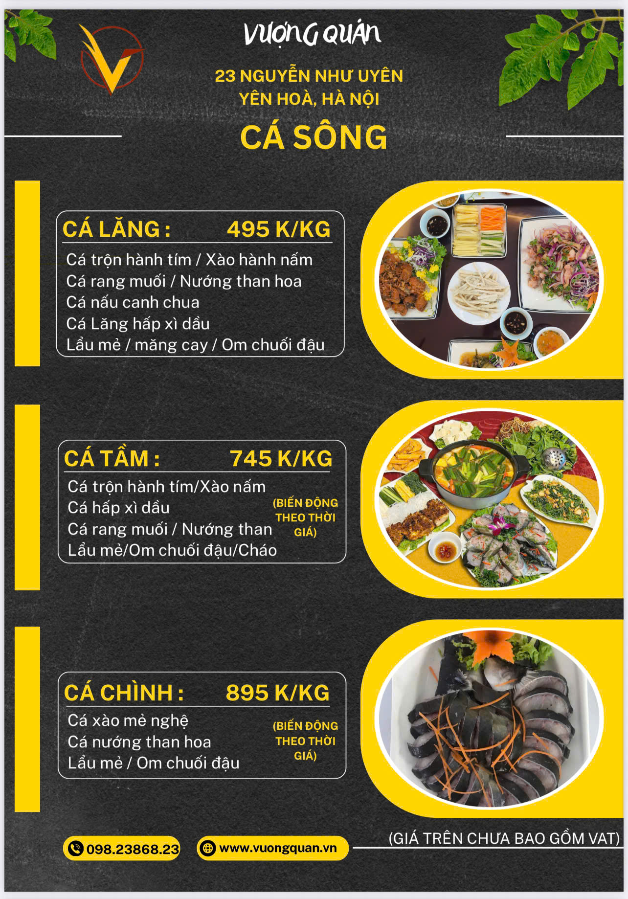 Menu Vượng Quán - Nguyễn Như Uyên 6 