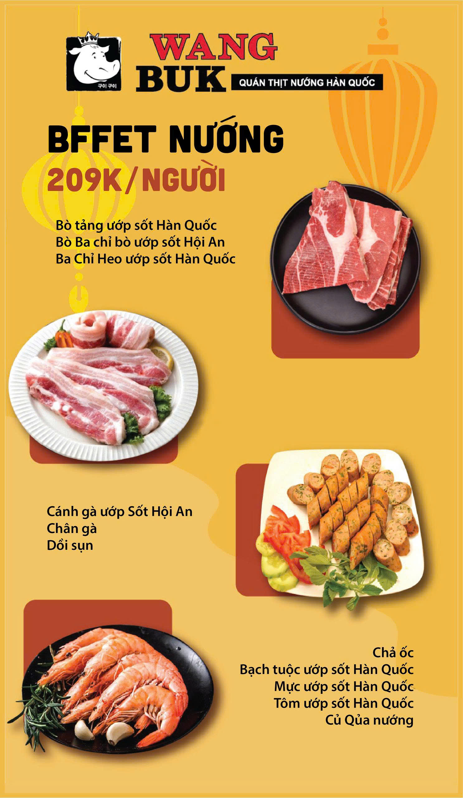 Menu Wang Buk - Phùng Khoang 4 