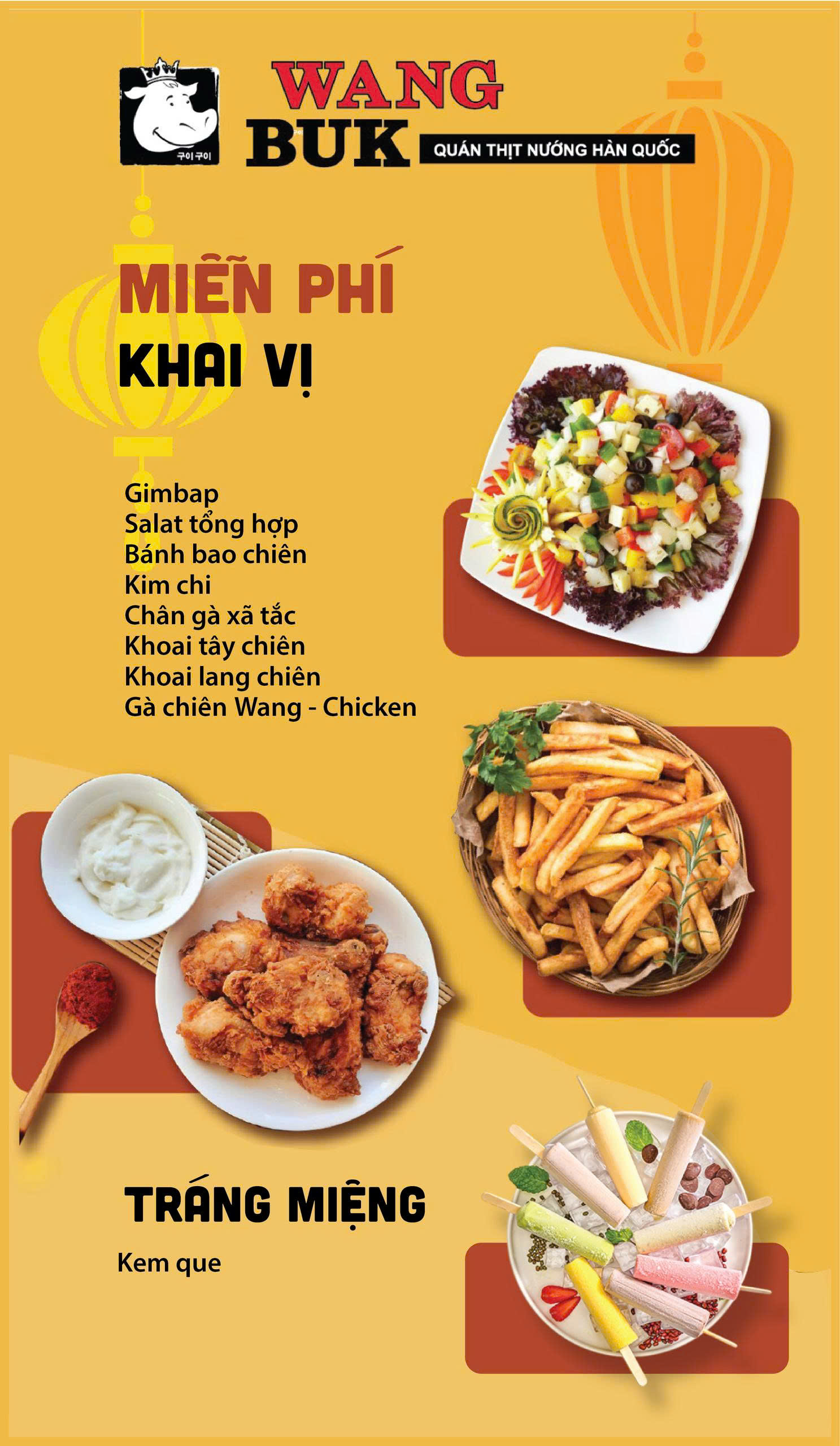 Menu Wang Buk - Phùng Khoang 6 