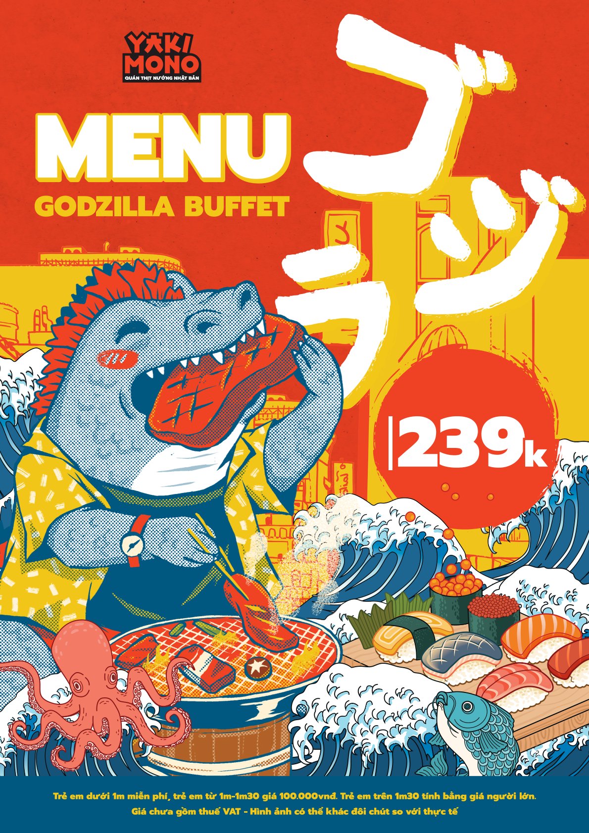 Menu Yakimono - Gigamall Phạm Văn Đồng 3 