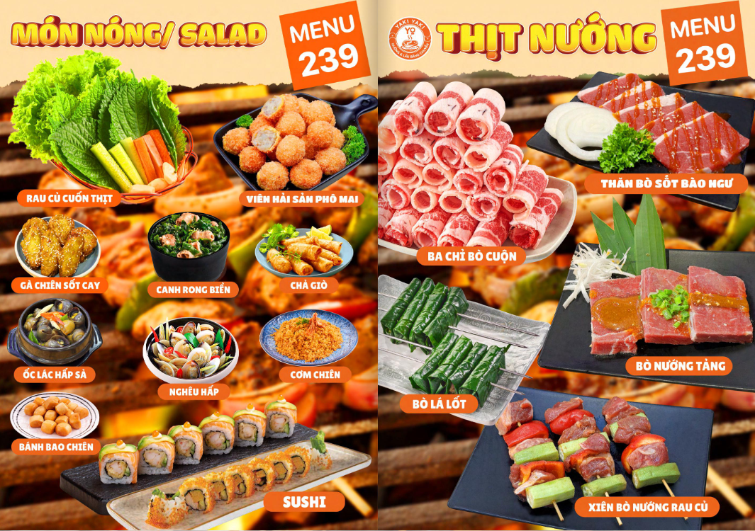 Menu Yaki Yaki Yo - Tây Thạnh 2