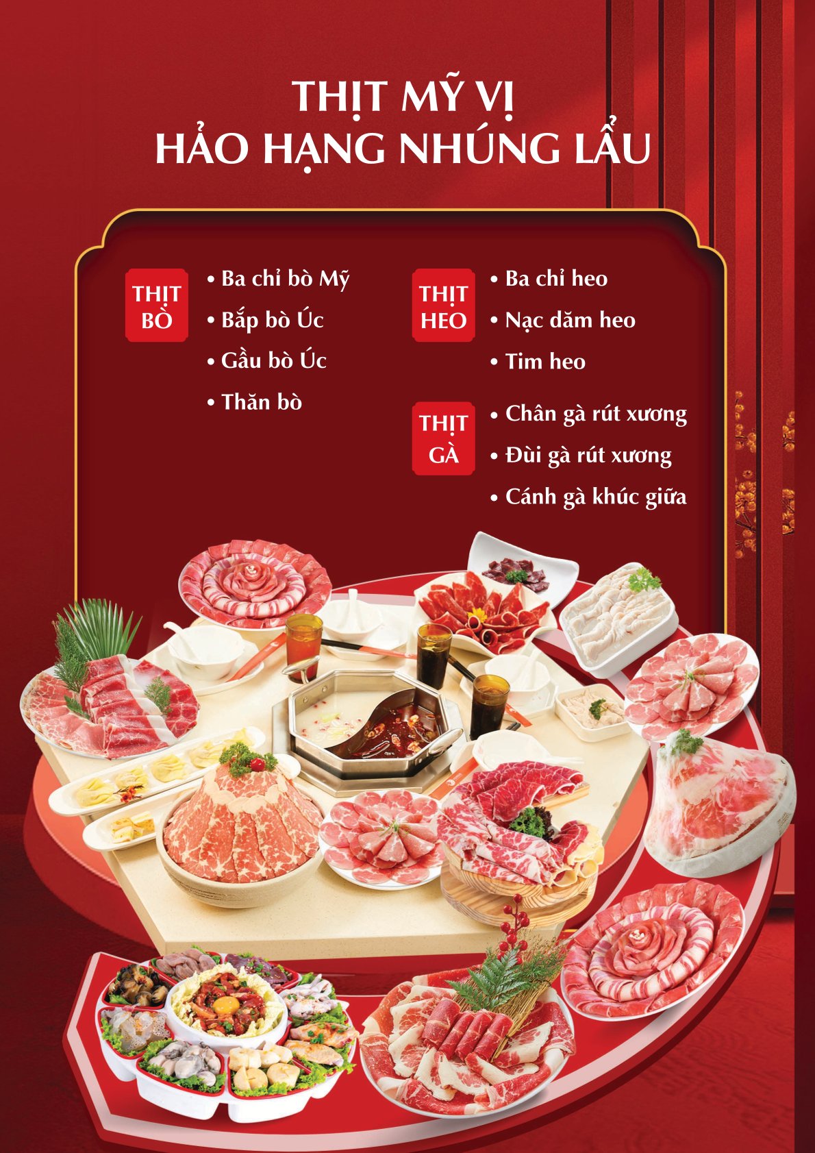 Menu Yuhua - Taiwanese Hotpot Paradise - Hoàng Hoa Thám 6 