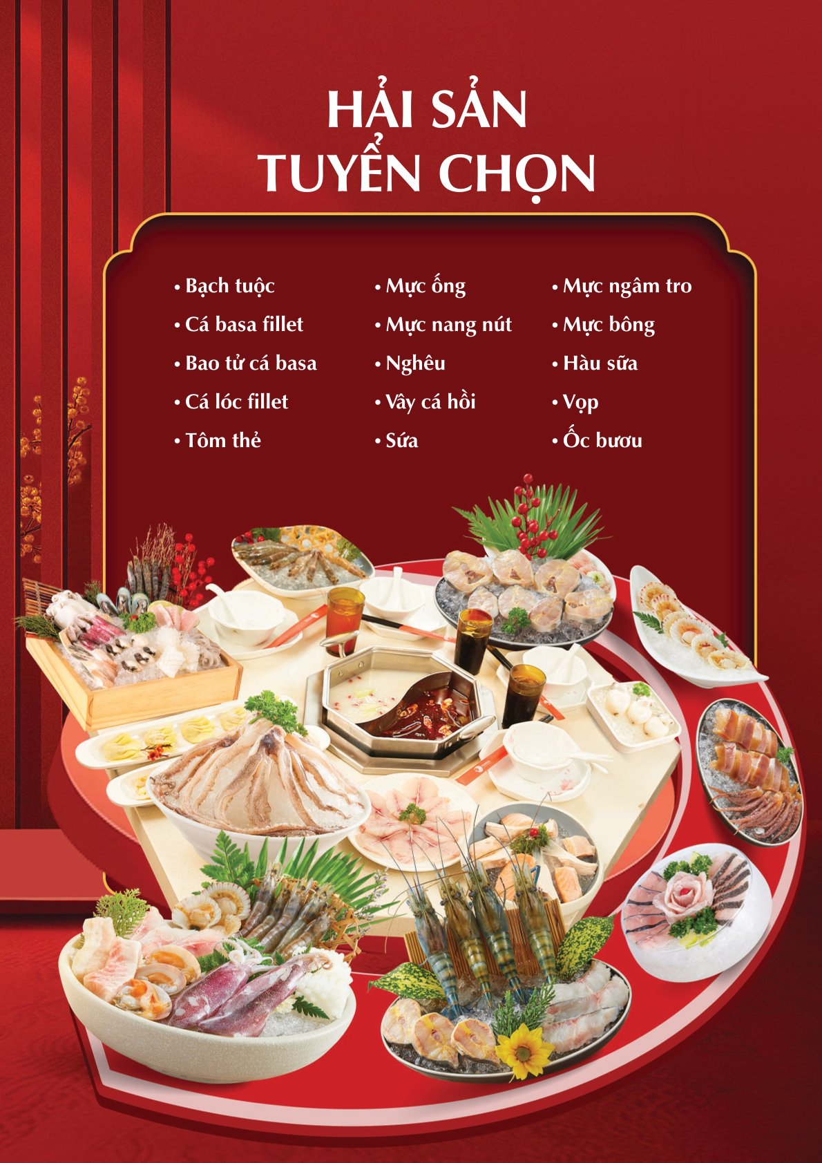 Menu Yuhua - Taiwanese Hotpot Paradise - Hoàng Hoa Thám 7 