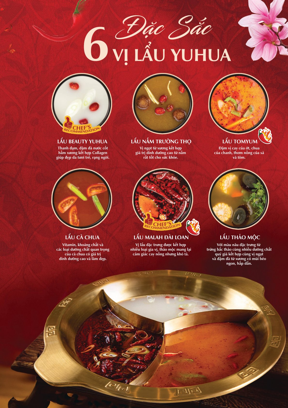 Menu Yuhua - Taiwanese Hotpot Paradise - Lê Văn Sỹ 3