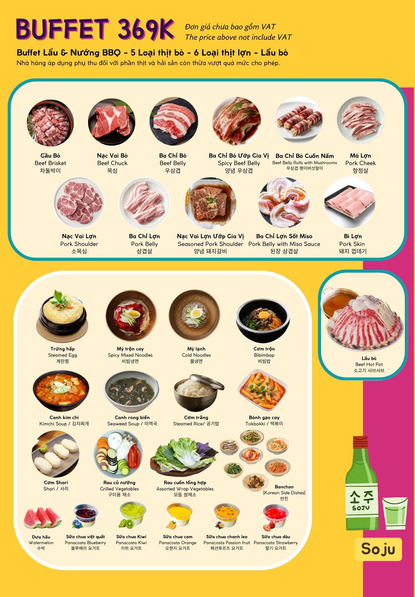 Menu Yukssam BBQ – Ô Chợ Dừa 2 