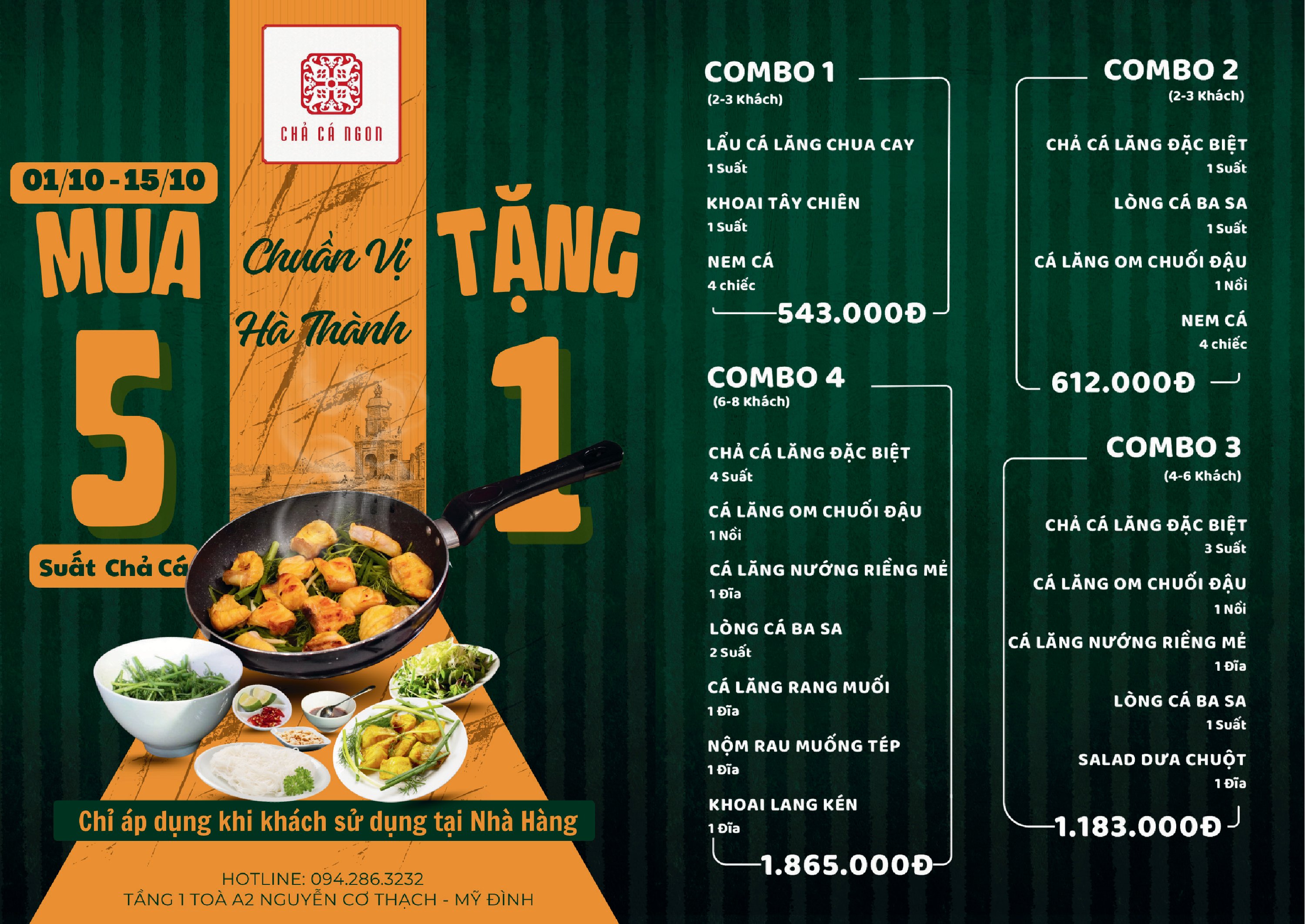 Menu Chả Cá Ngon - Nguyễn Cơ Thạch 1
