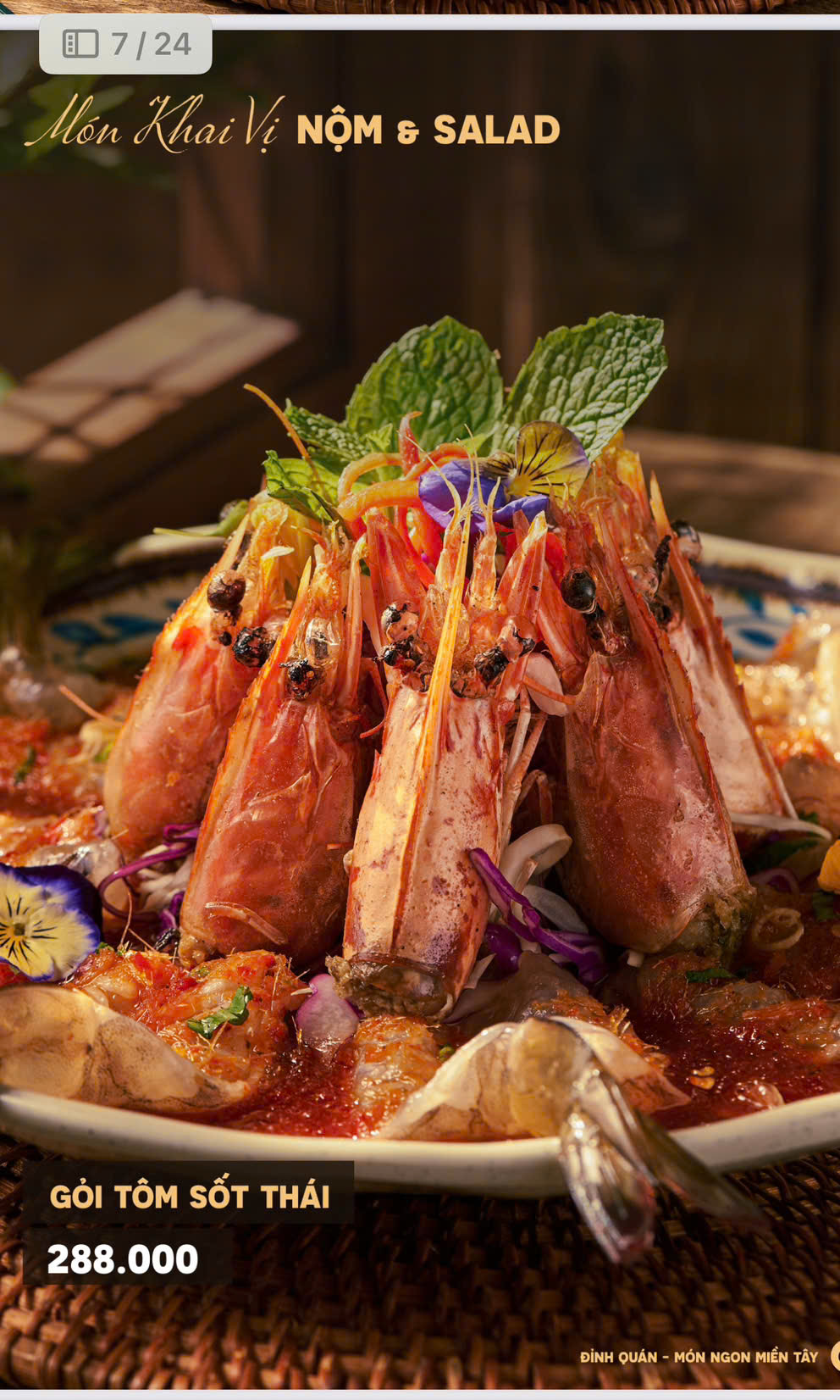 Menu Đỉnh Quán - Văn Cao 5