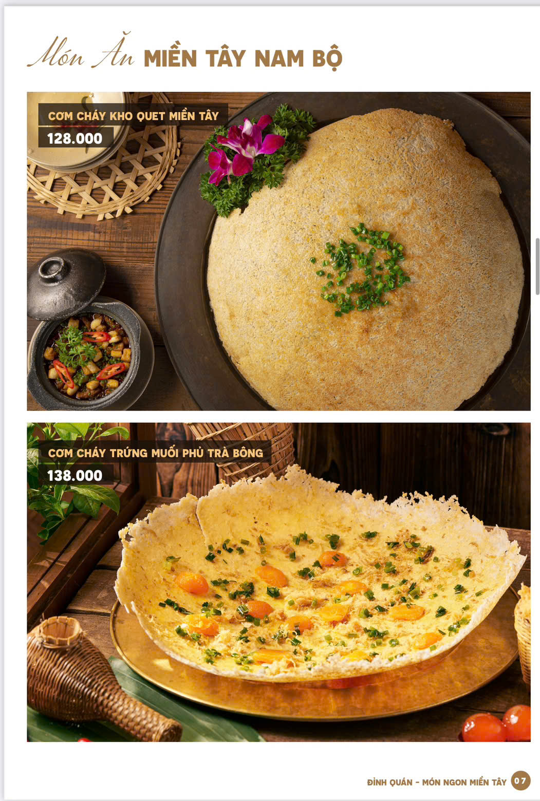 Menu Đỉnh Quán - Văn Cao 7