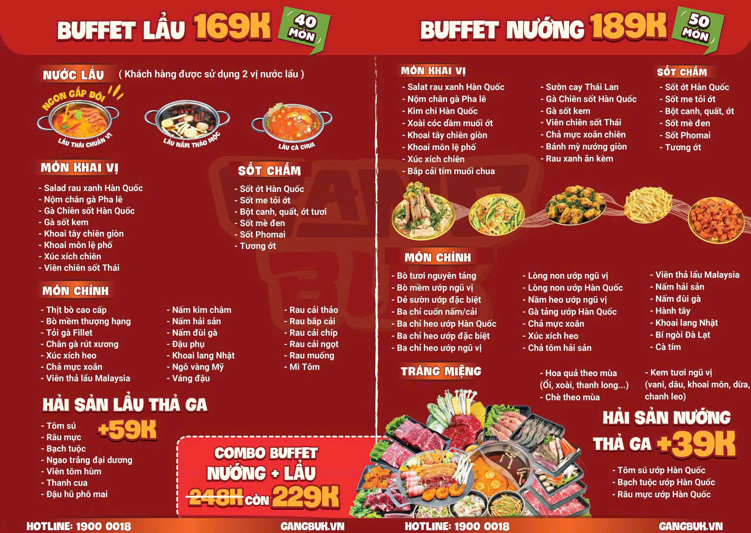 Menu GangBuk - Trường Chinh 1