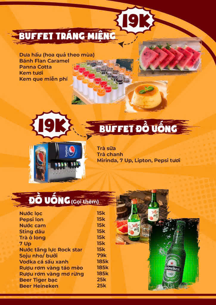 Menu Tuk Tuk - KĐT Văn Quán 3
