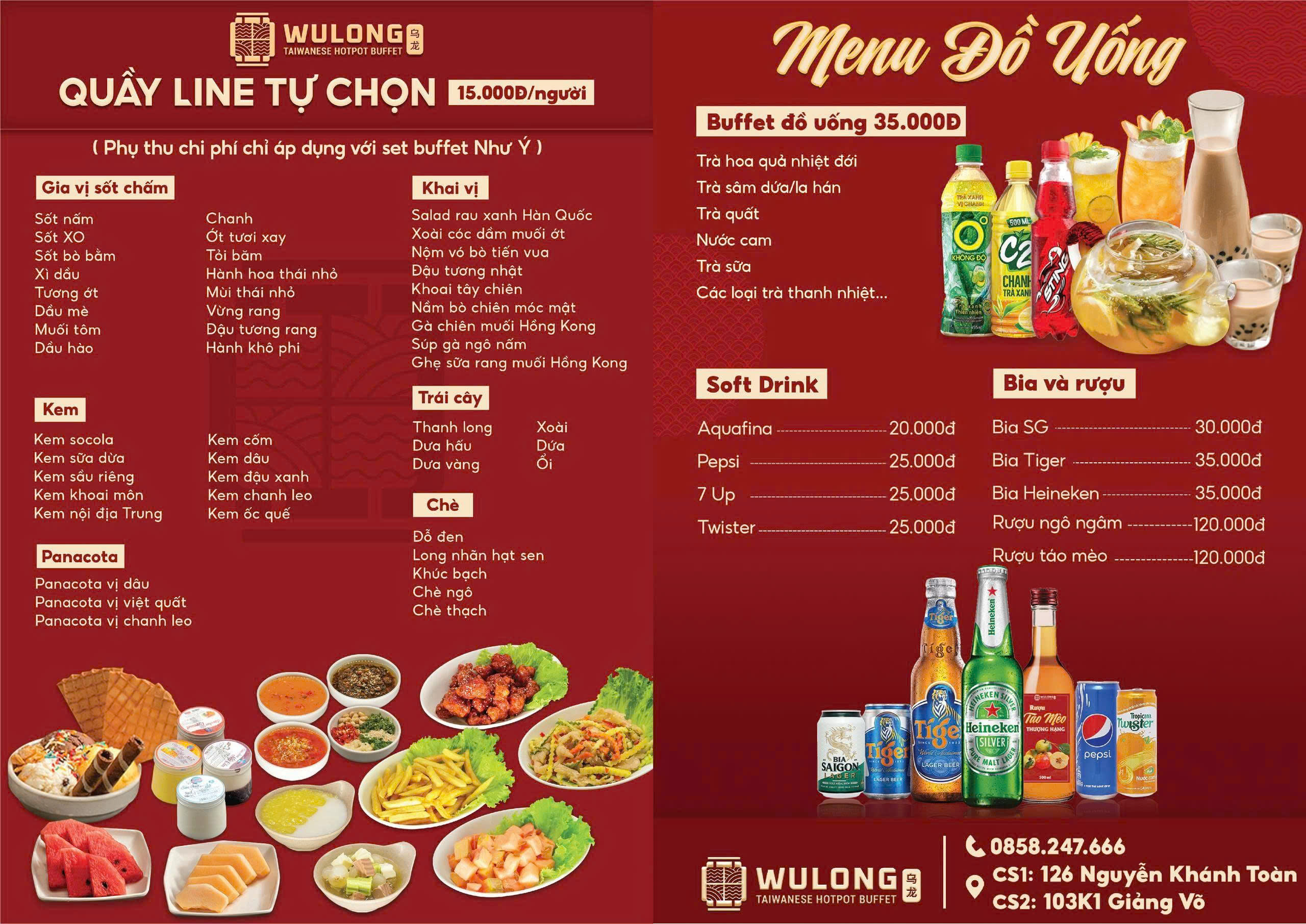 Menu WuLong - Nguyễn Khánh Toàn 2 