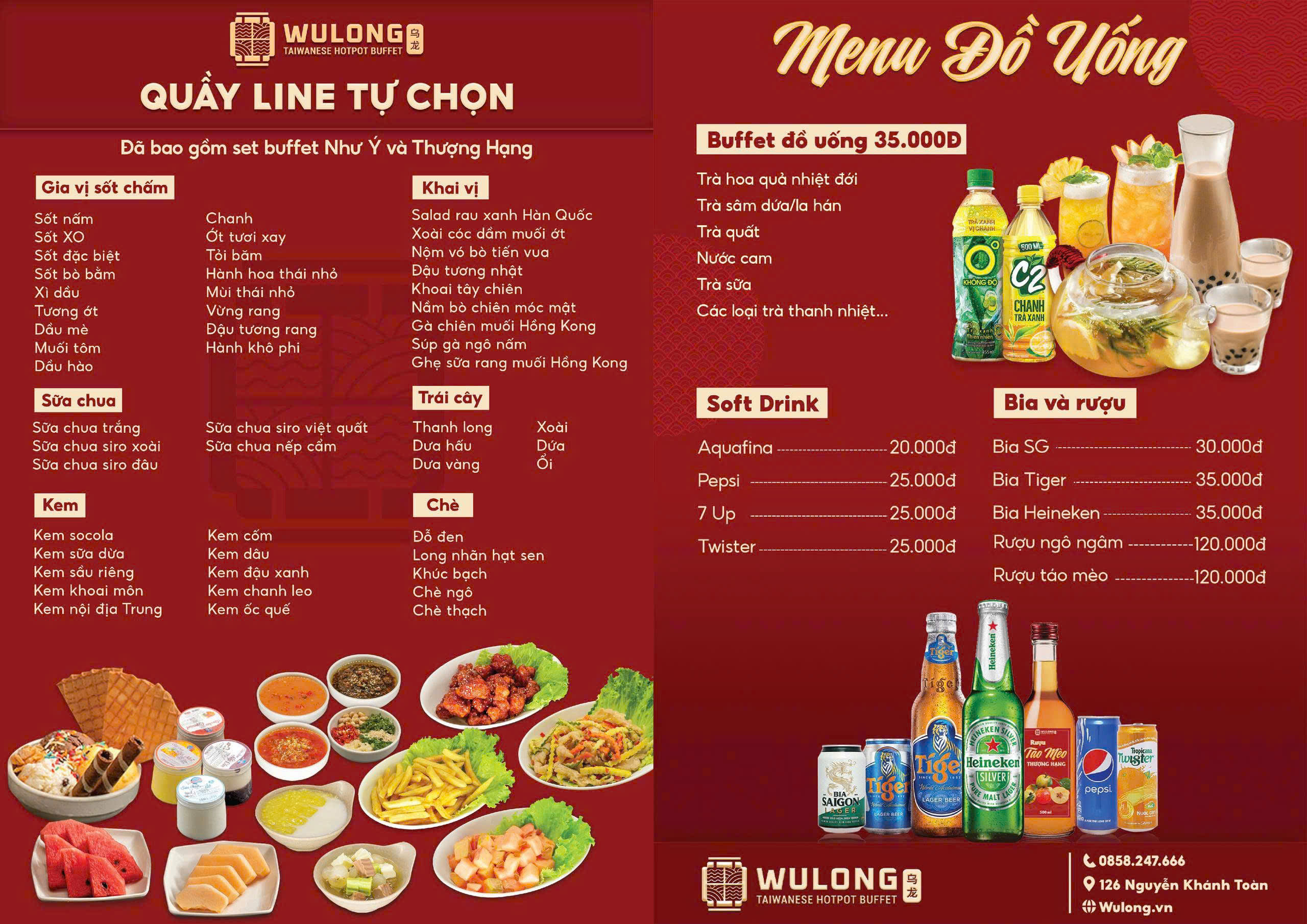 Menu WuLong - Nguyễn Khánh Toàn 2 
