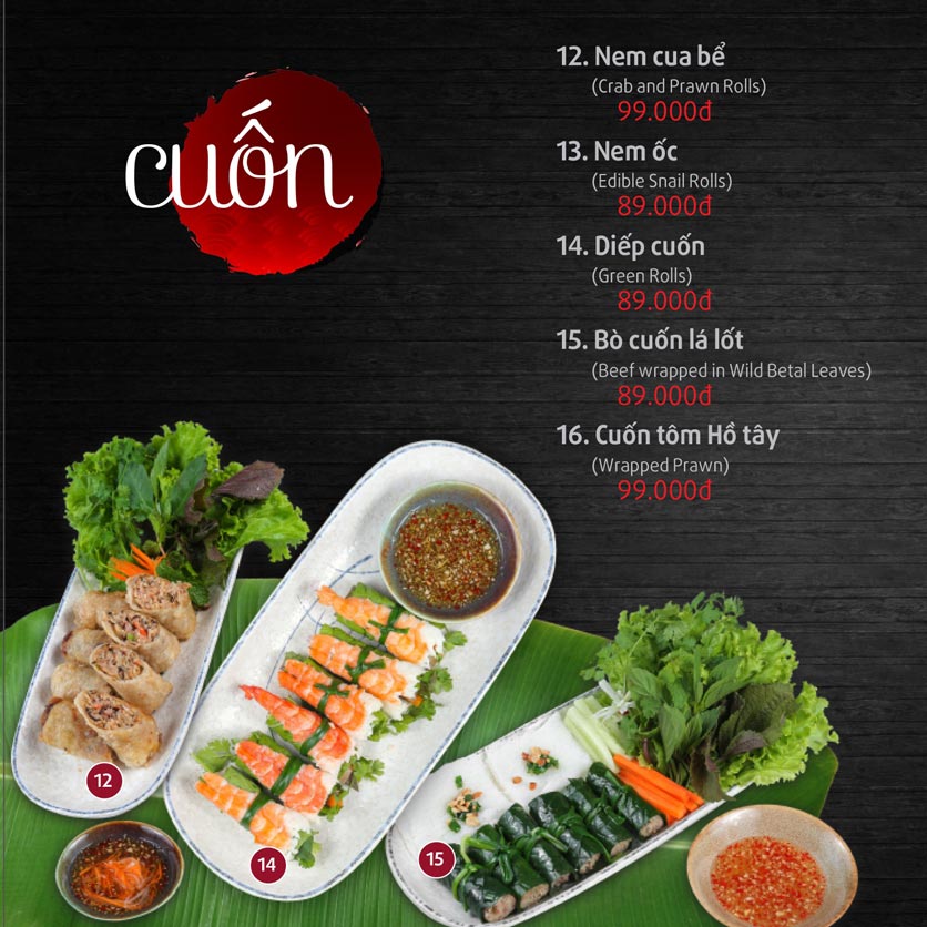Menu An Vietnamese BBQ & Hotpot - Phan Liêm 4