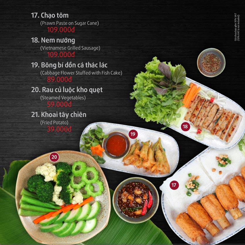 Menu An Vietnamese BBQ & Hotpot - Phan Liêm 5