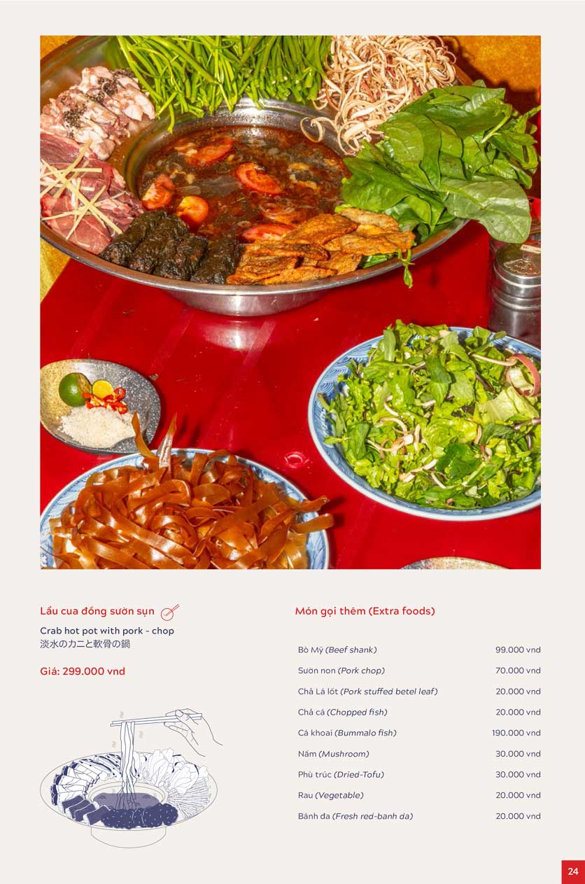 Menu An Biên Eatery - Trần Thái Tông 16 