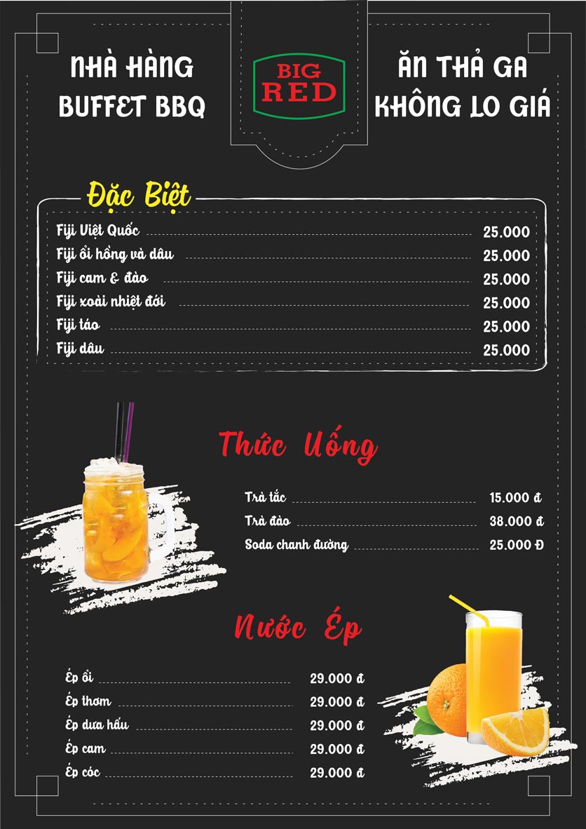 Menu Big Red BBQ - Ung Văn Khiêm 7