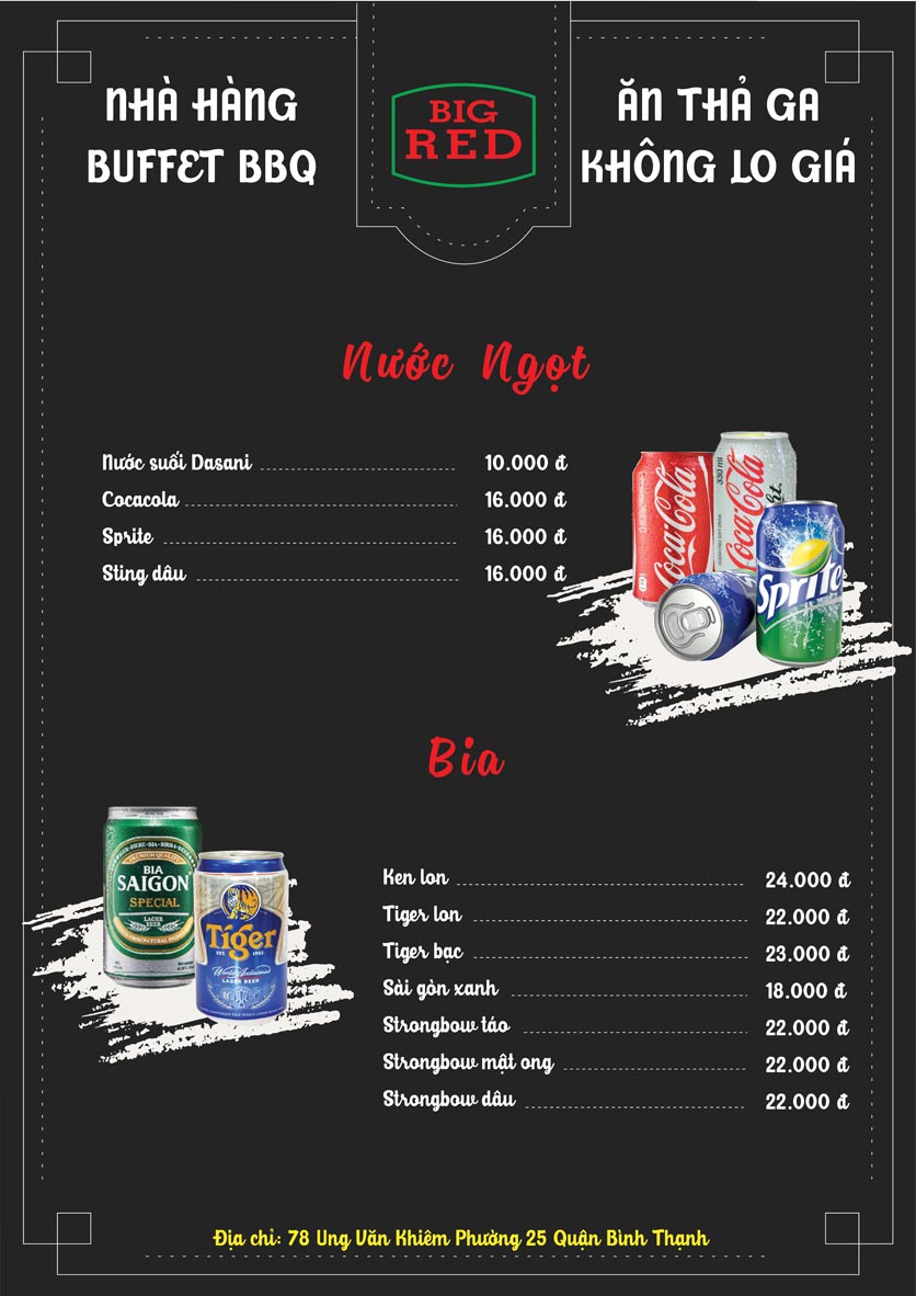 Menu Big Red BBQ - Ung Văn Khiêm 8