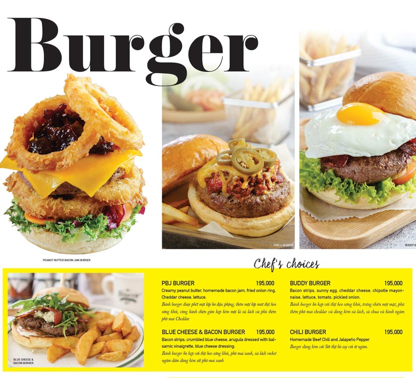 Menu The Diner V - Nguyễn Đình Chiểu 11 