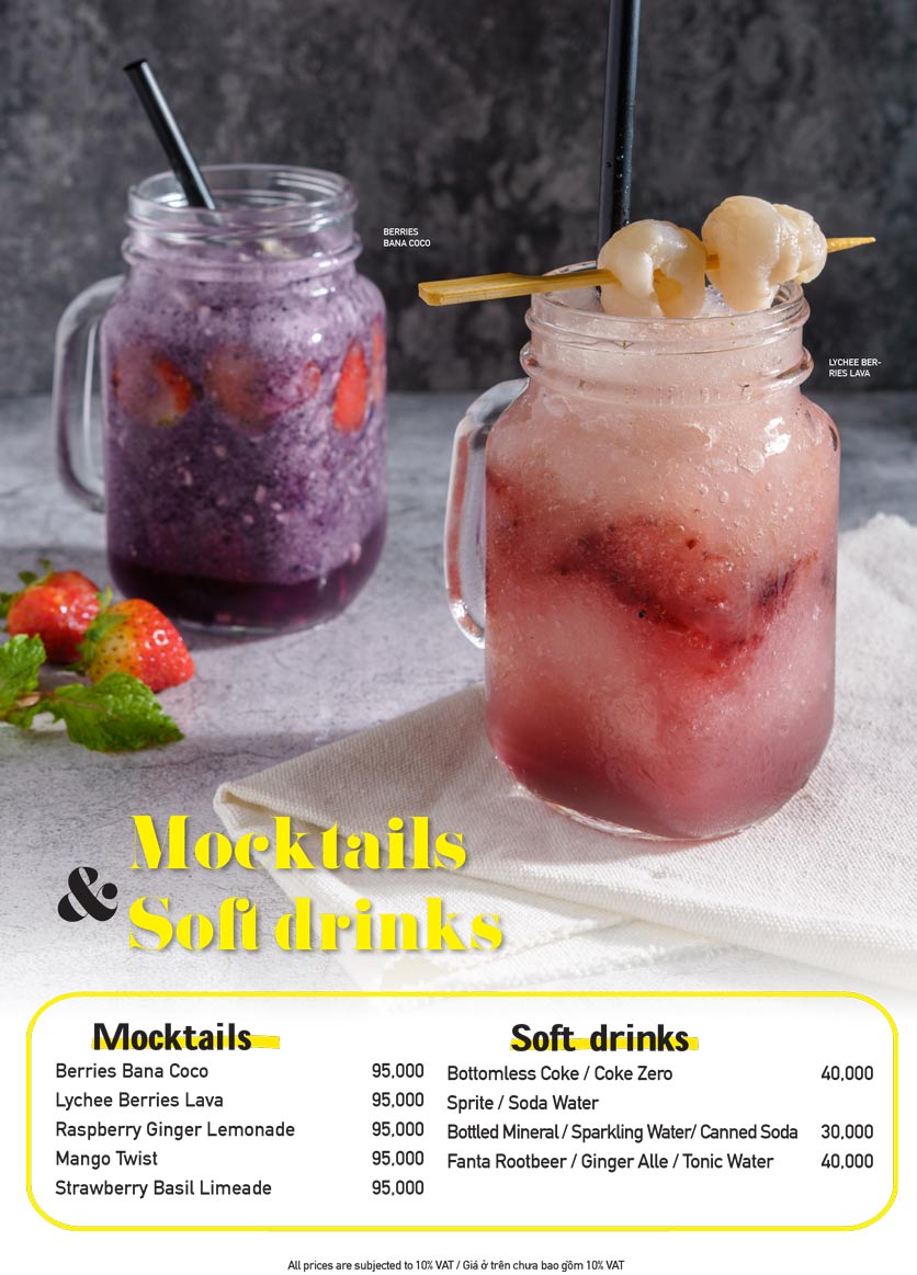 Menu The Diner V - Nguyễn Đình Chiểu 20 