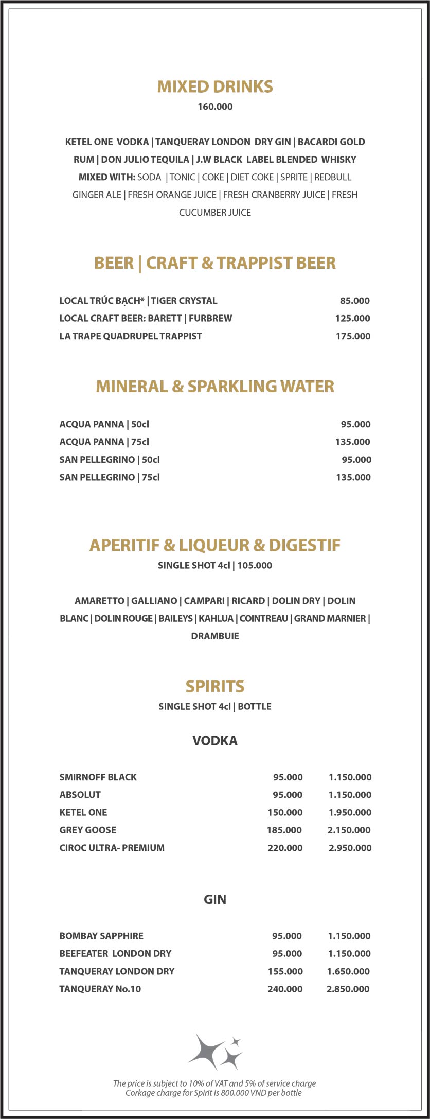 Menu Twilight Sky Bar - Cầu Gỗ 3