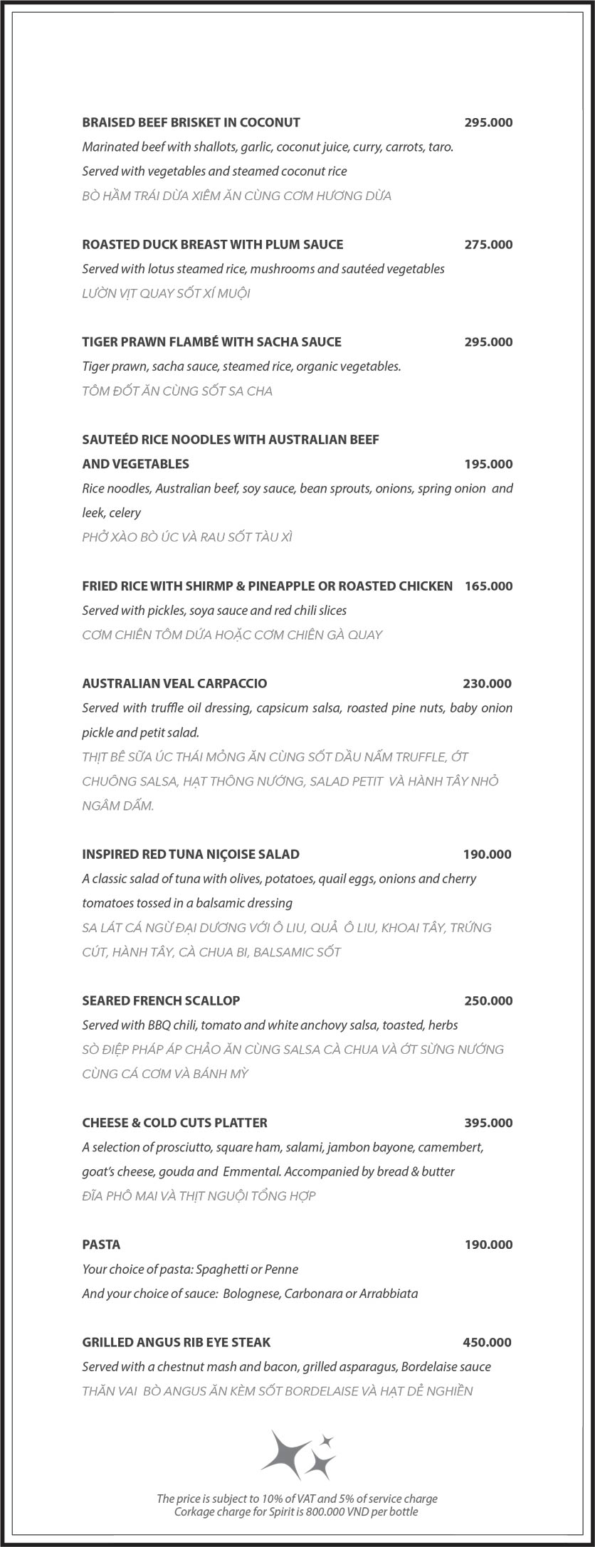 Menu Twilight Sky Bar - Cầu Gỗ 6