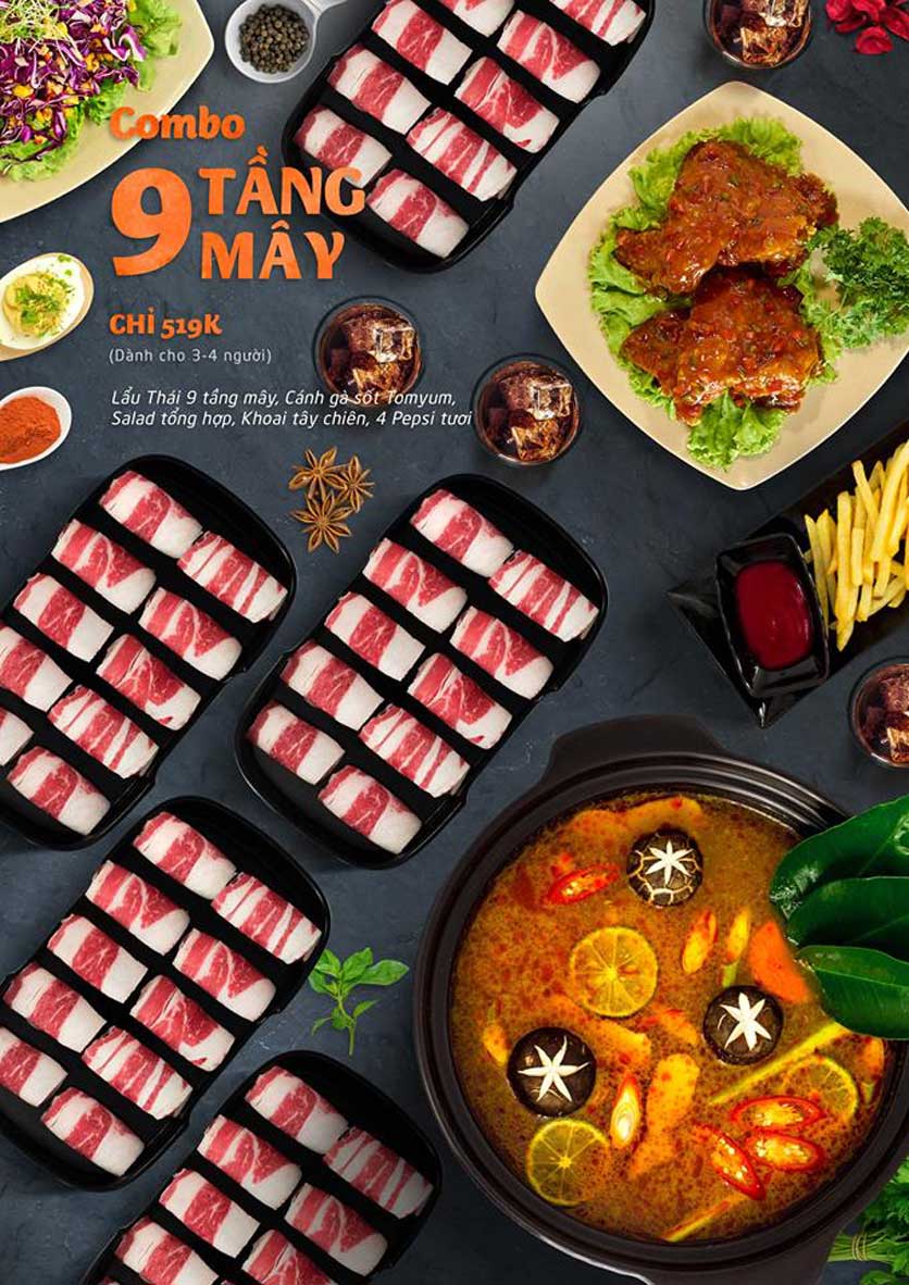 Menu Food House – Lê Lợi 3