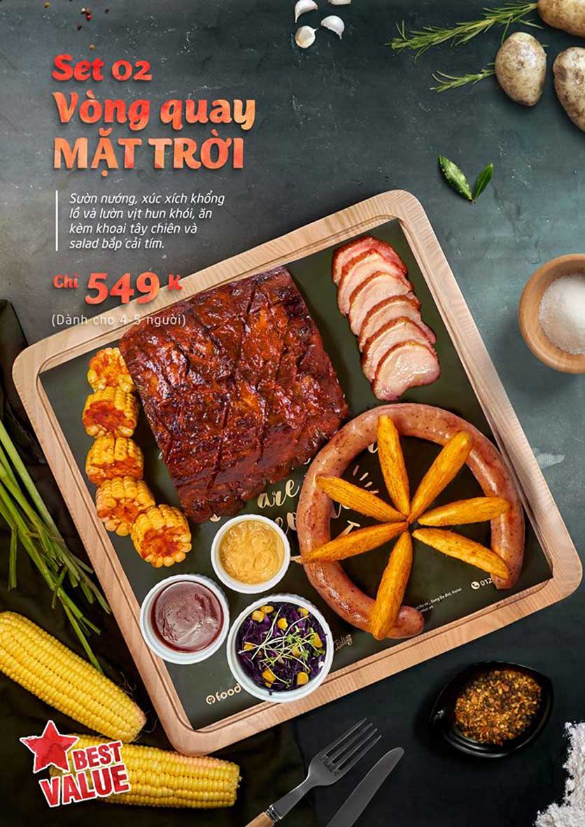 Menu Food House – Lê Lợi 8