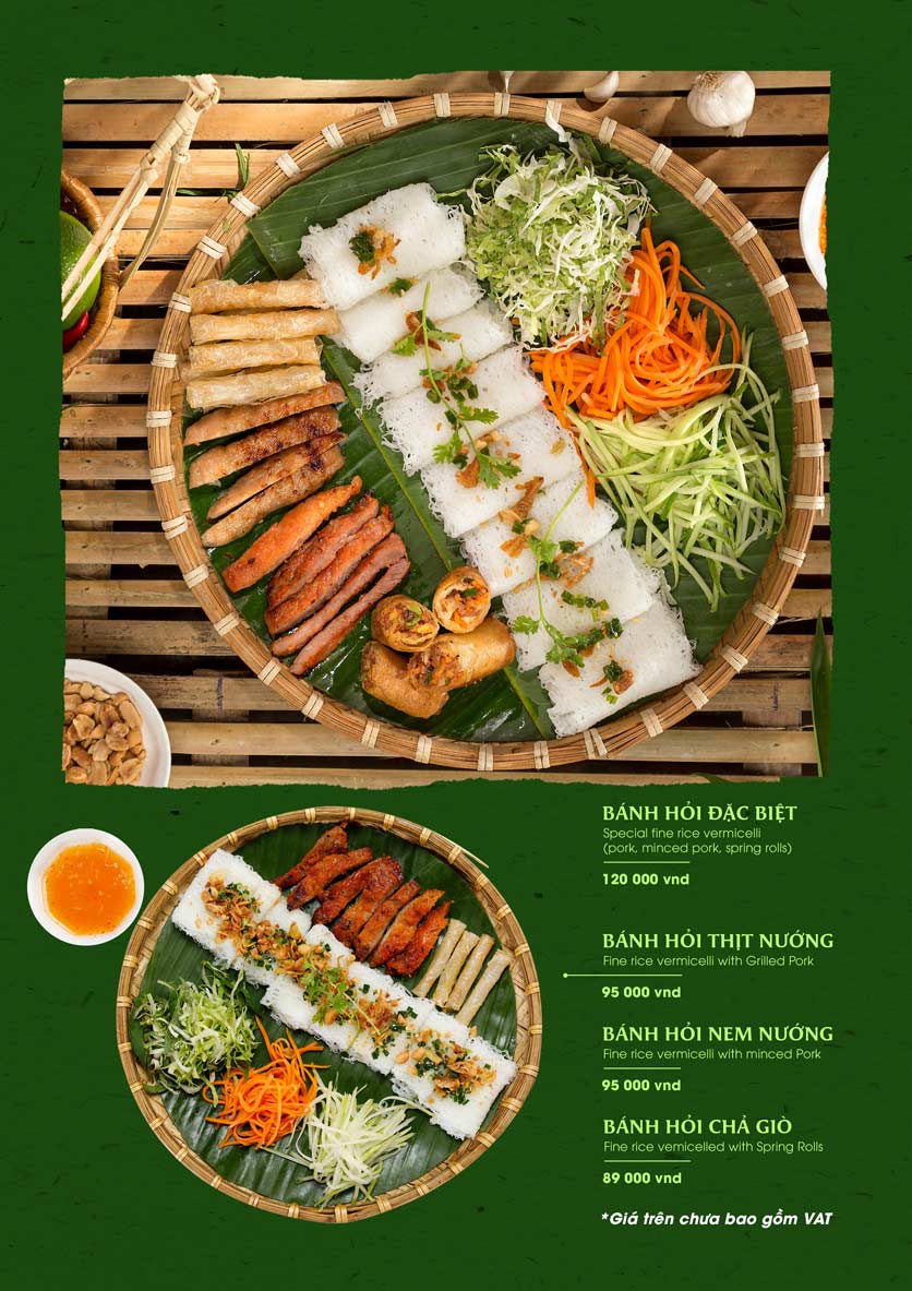 Menu Gánh - Đặc sản Nha Trang - Hai Bà Trưng 16 