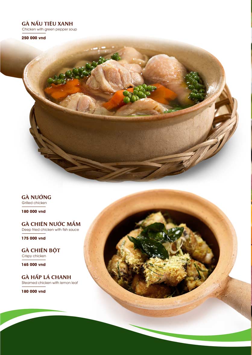 Menu Gánh - Đặc sản Nha Trang - Hai Bà Trưng 21 
