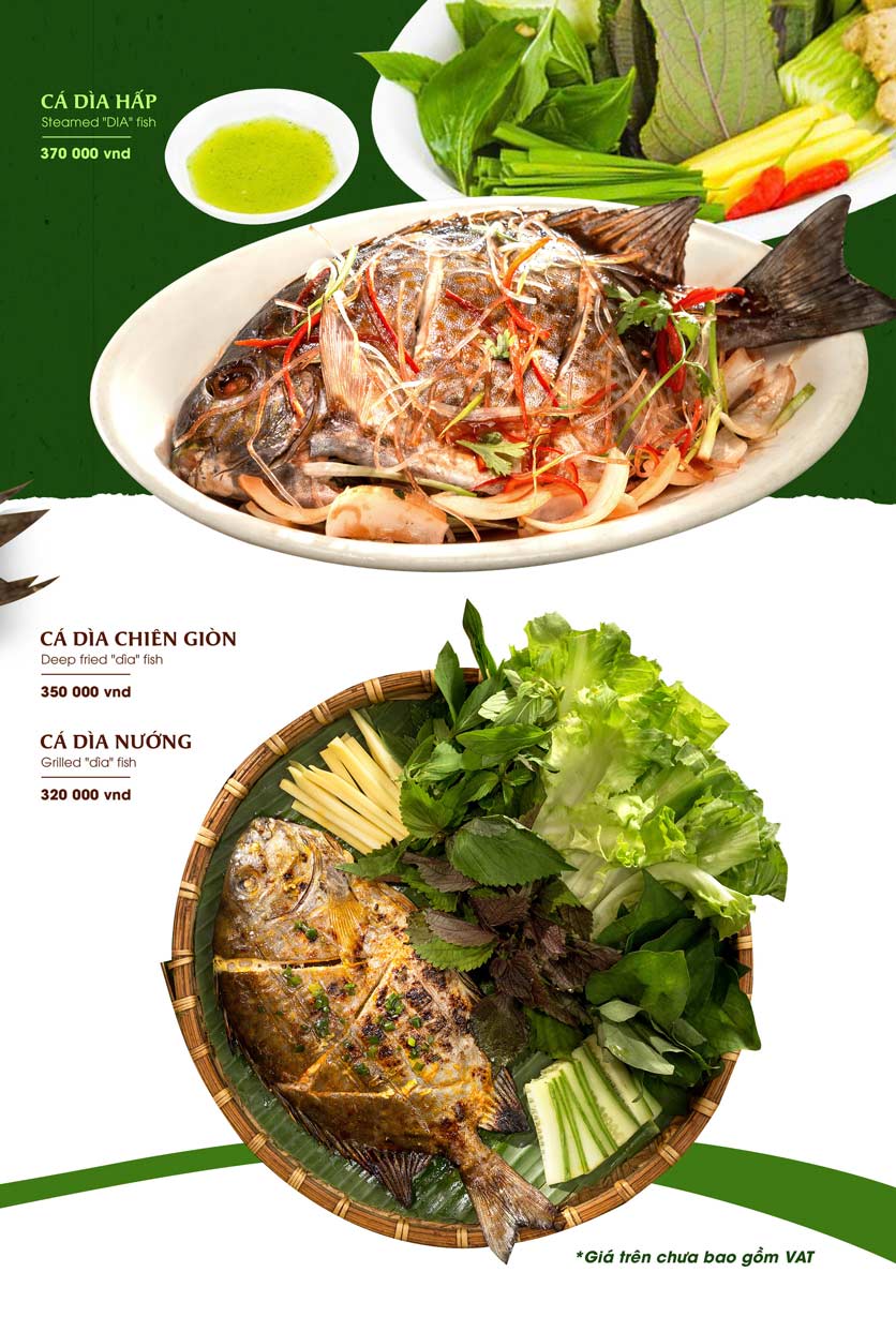 Menu Gánh - Đặc sản Nha Trang - Hai Bà Trưng 24 