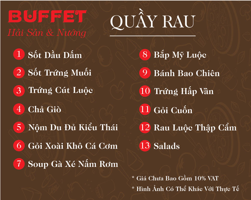 Menu Hải Sản Hoàng Quyên – Tân Đông Hiệp 4