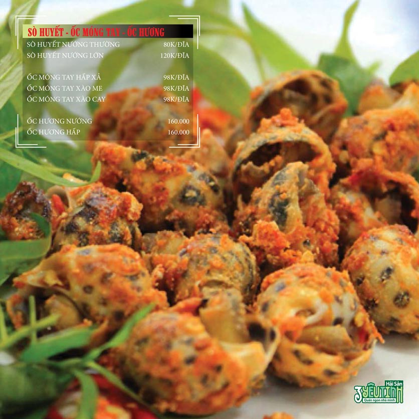 Menu Hải Sản 3 Yêu Tinh – Lò Đúc 6