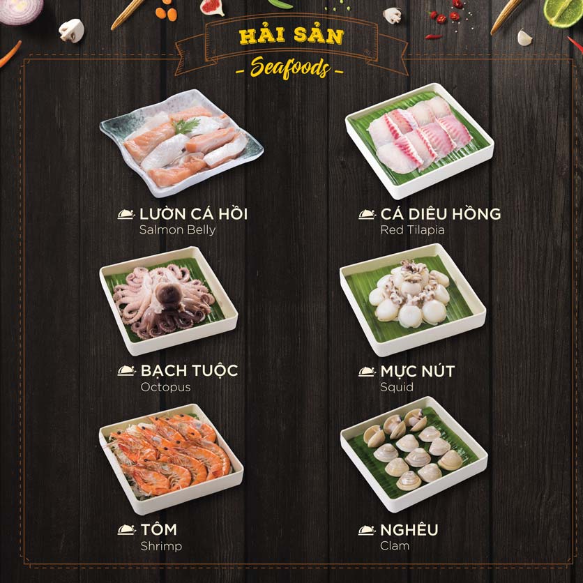 Menu Hoàng Yến Hotpot - Cao Thắng Mall 14 