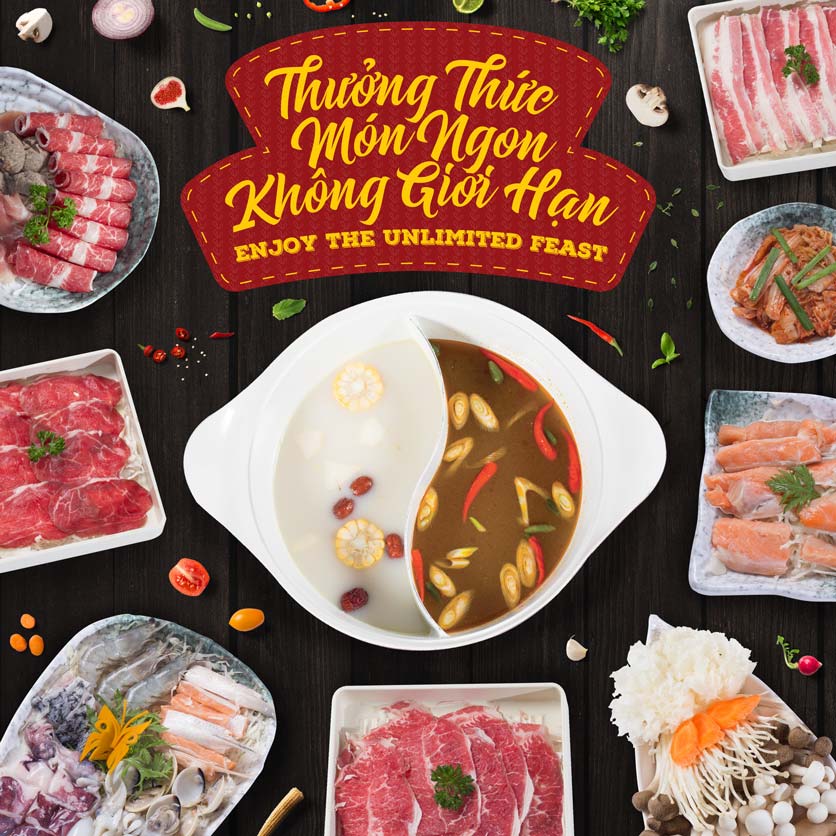 Menu Hoàng Yến Hotpot - Cao Thắng Mall 19 