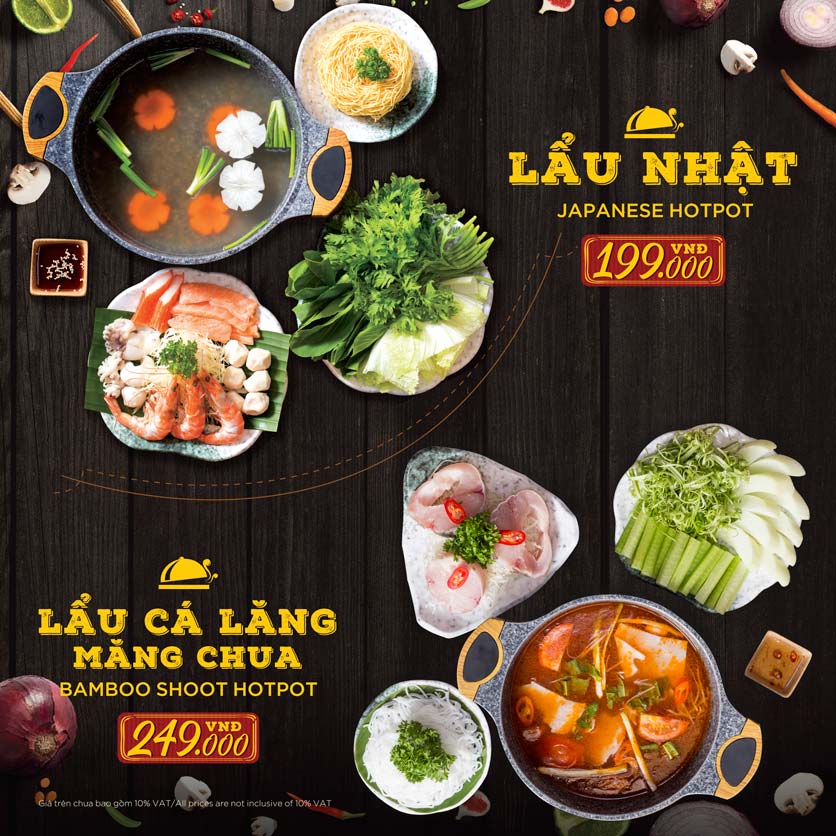 Menu Hoàng Yến Hotpot - Cao Thắng Mall 26 
