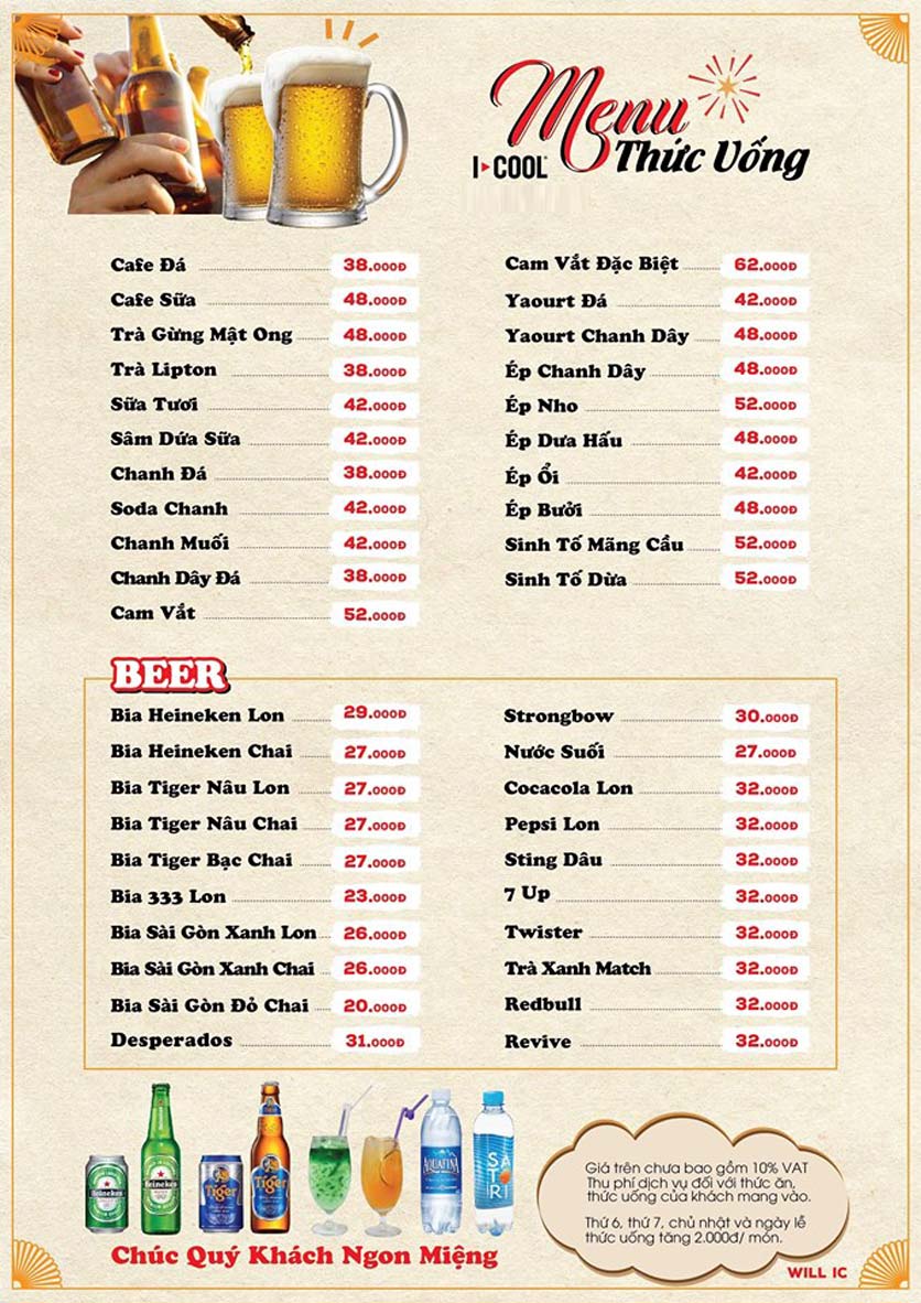 Menu Karaoke ICOOL – Hoàng Việt 3