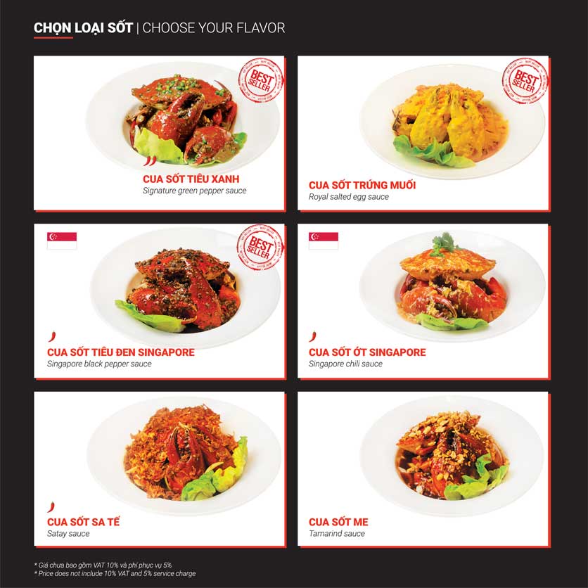 Menu King Of Crab – Vũ Huy Tấn 5
