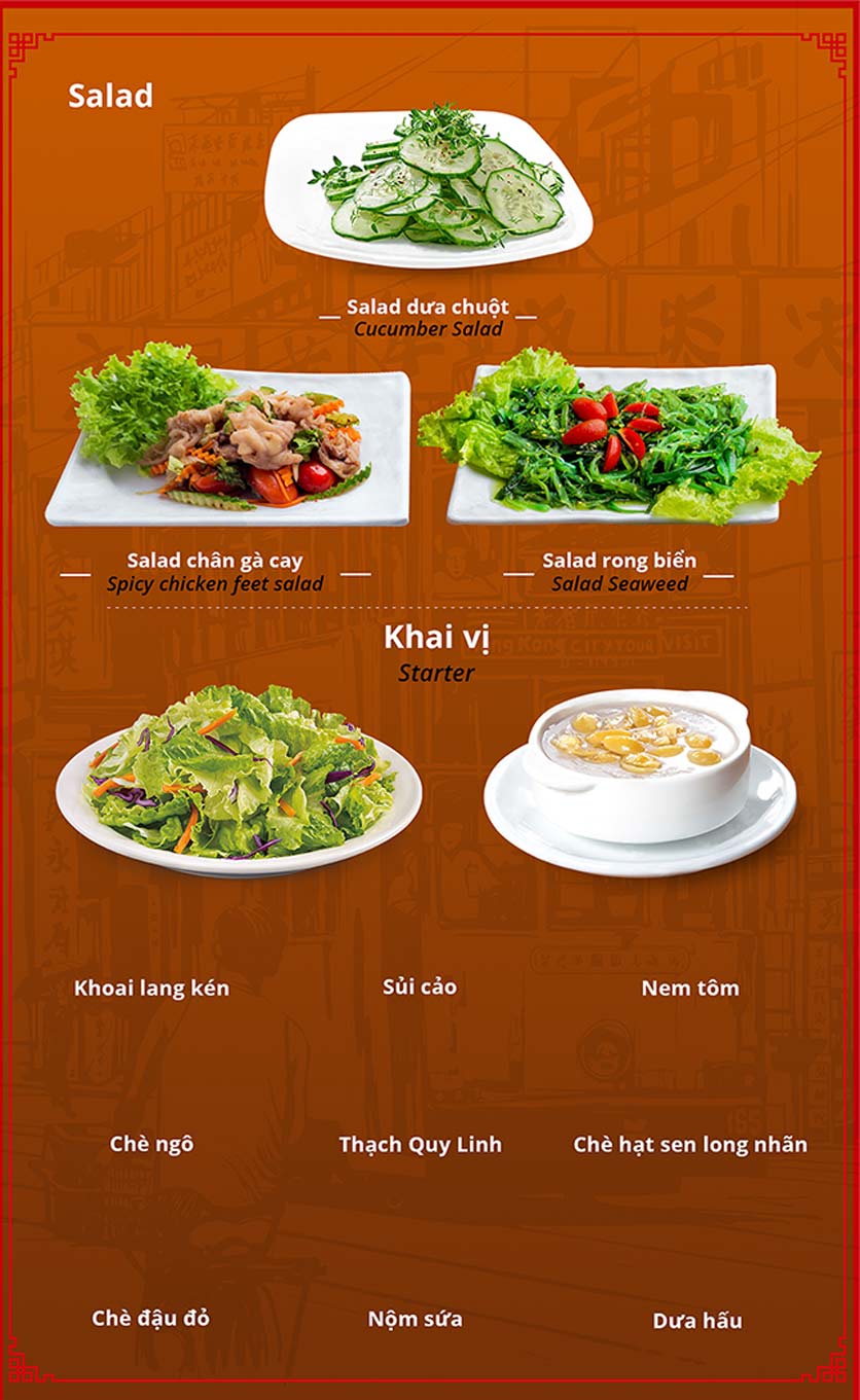 Menu Kowloon - Vincom Bà Triệu 2