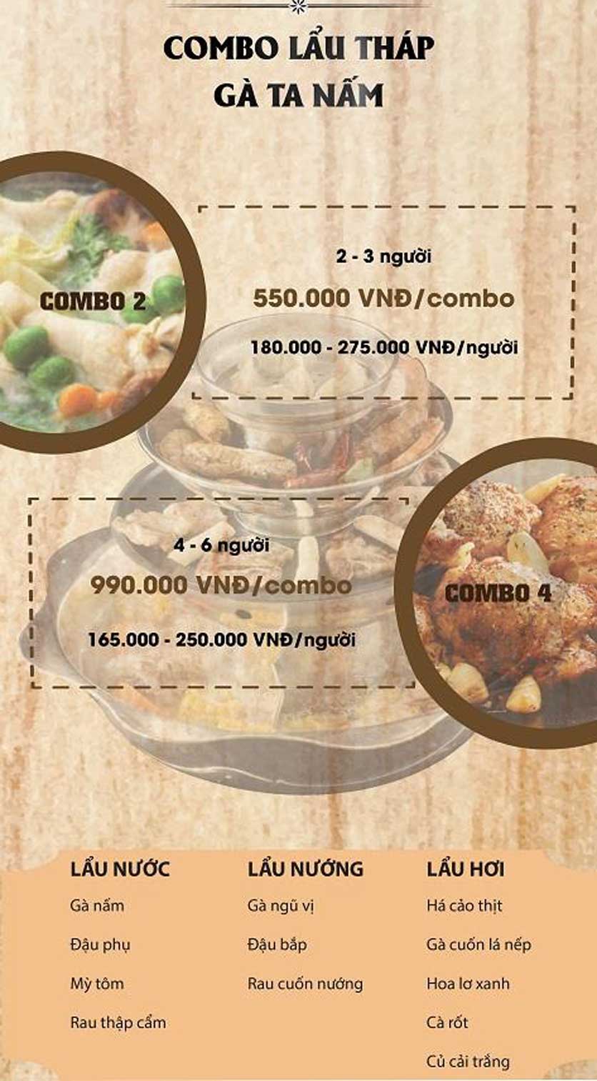 Menu Lẩu Tháp Takai – Nguyễn Văn Lộc 2