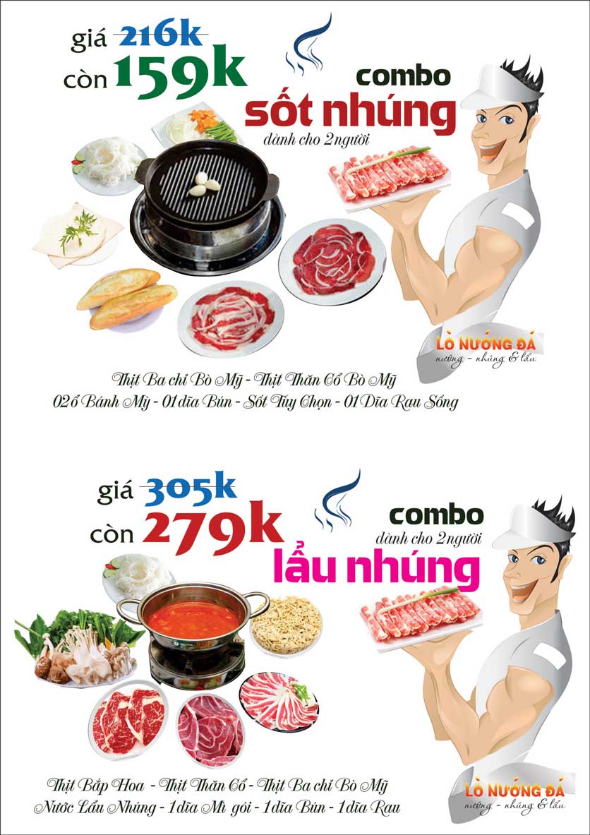 Menu Lò Nướng Đá – Phan Văn Trị 2