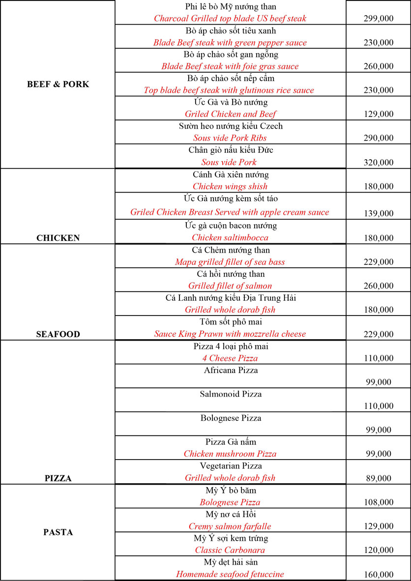 Menu Mapa Turkish Restaurant Tea & Dessert 2