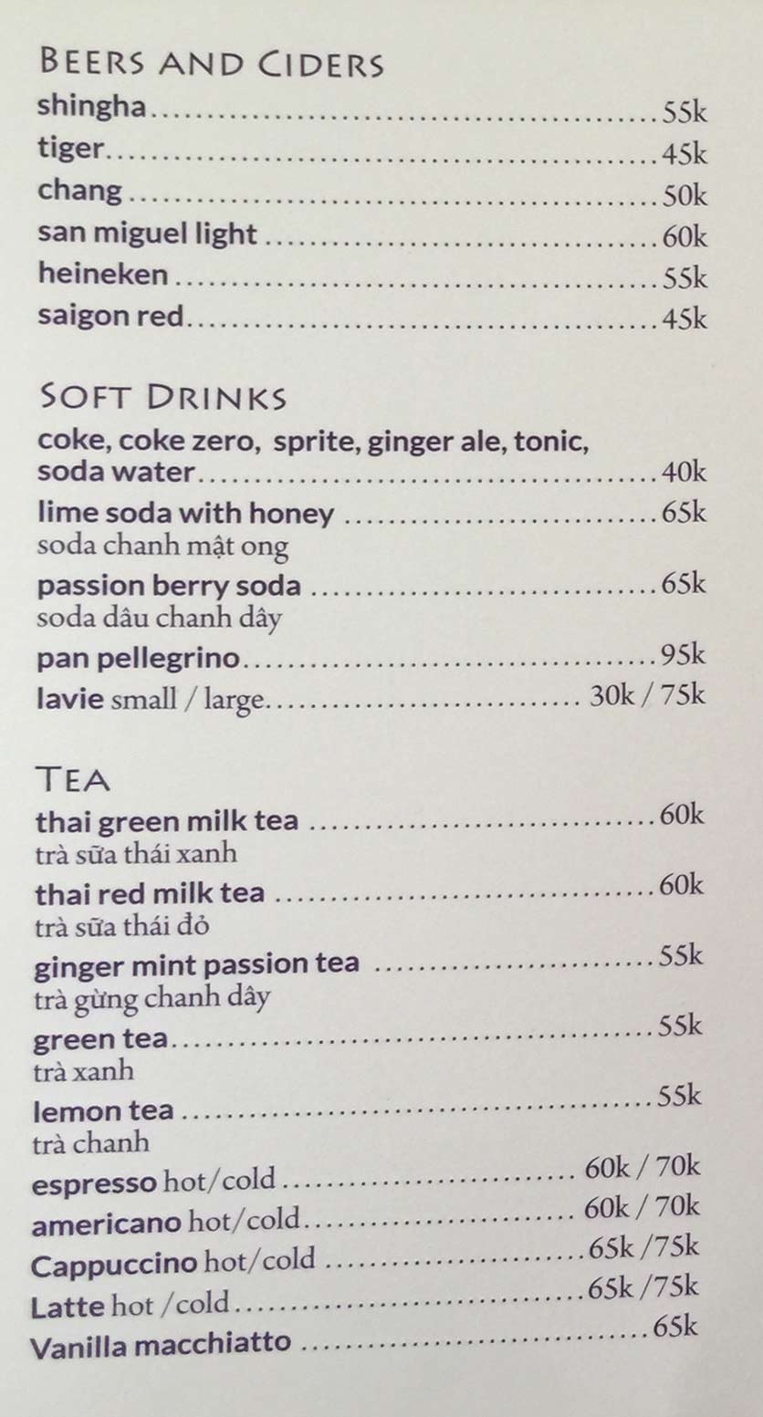 Menu MAYs Urban Thai Dine – Nguyễn Ư Dĩ 6