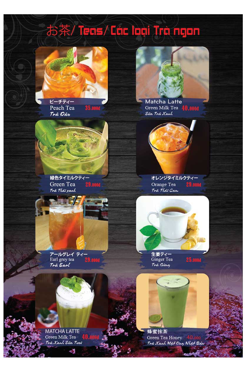 Menu Miya Sushi & BBQ - Nguyễn Trãi 36 