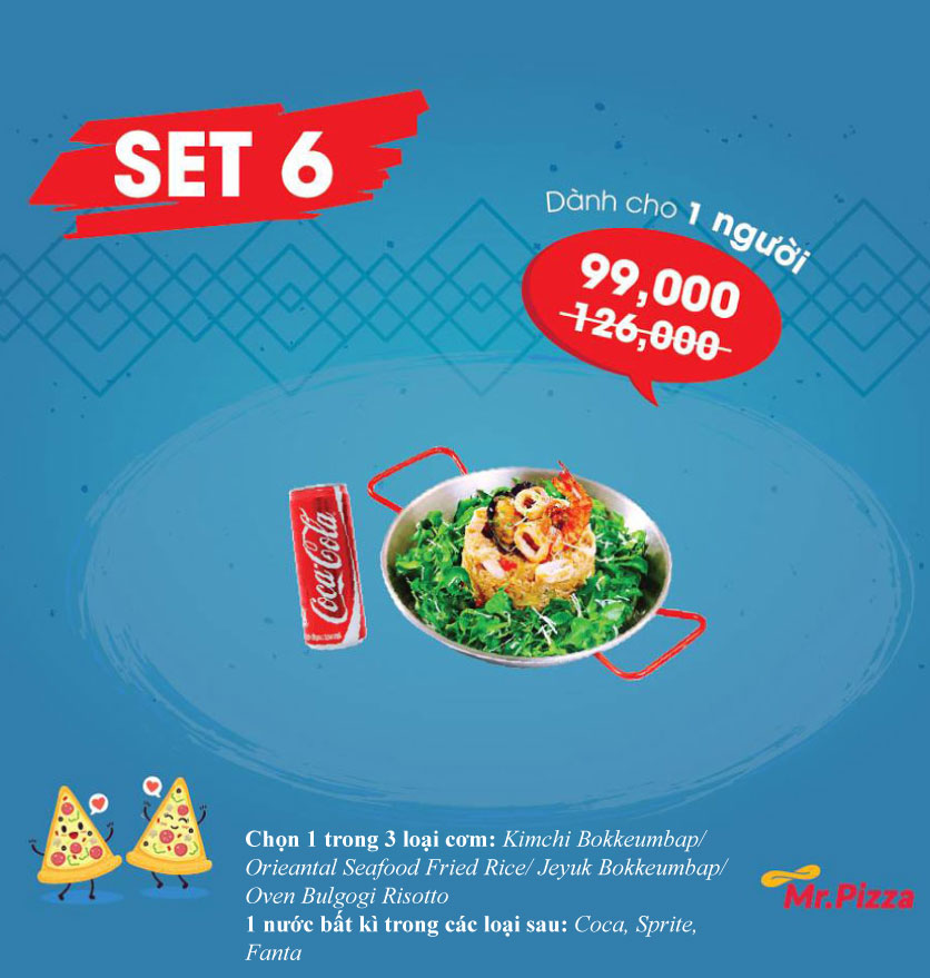 Menu Mr Pizza – Thái Phiên 6