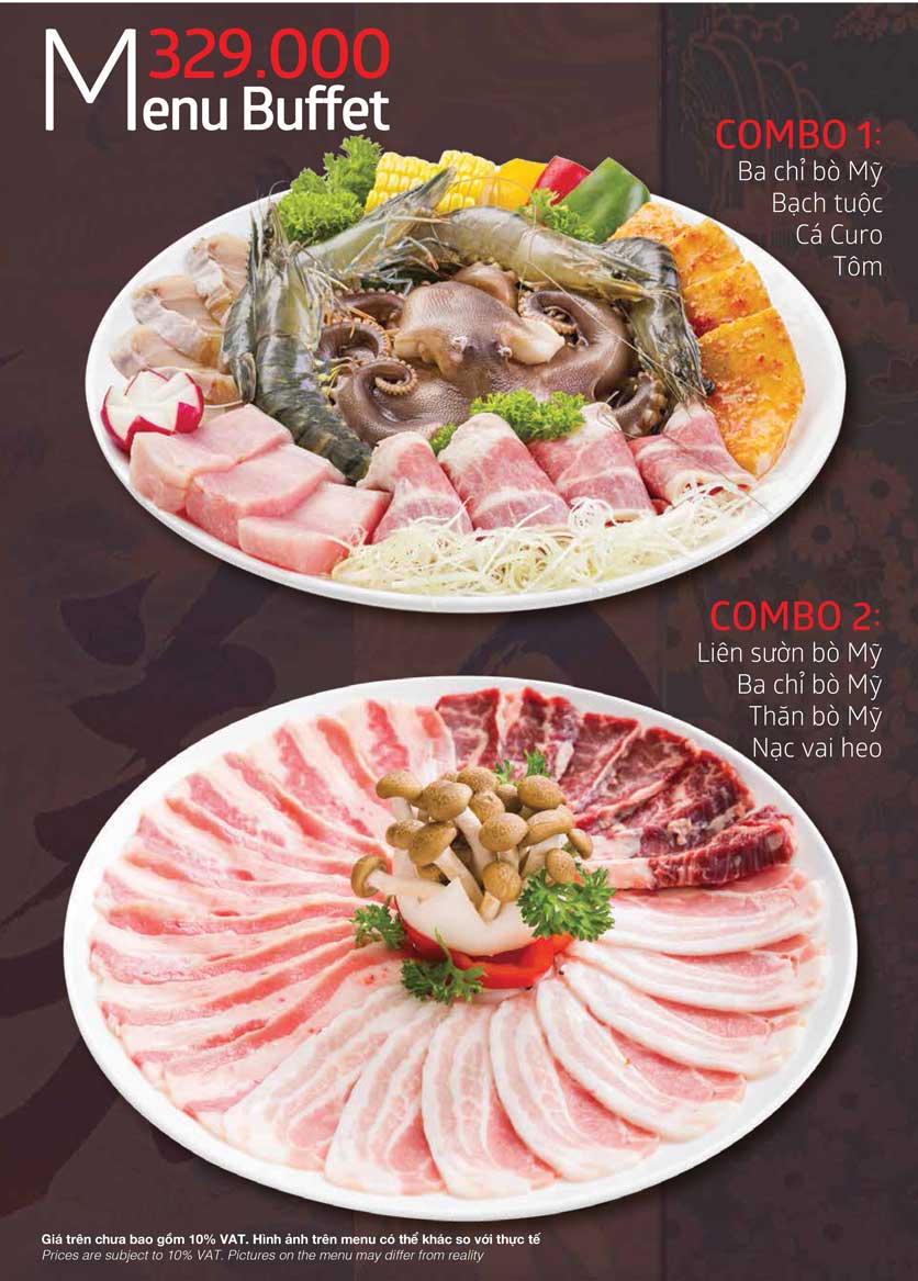 Menu Samurai BBQ - Âu Cơ 6