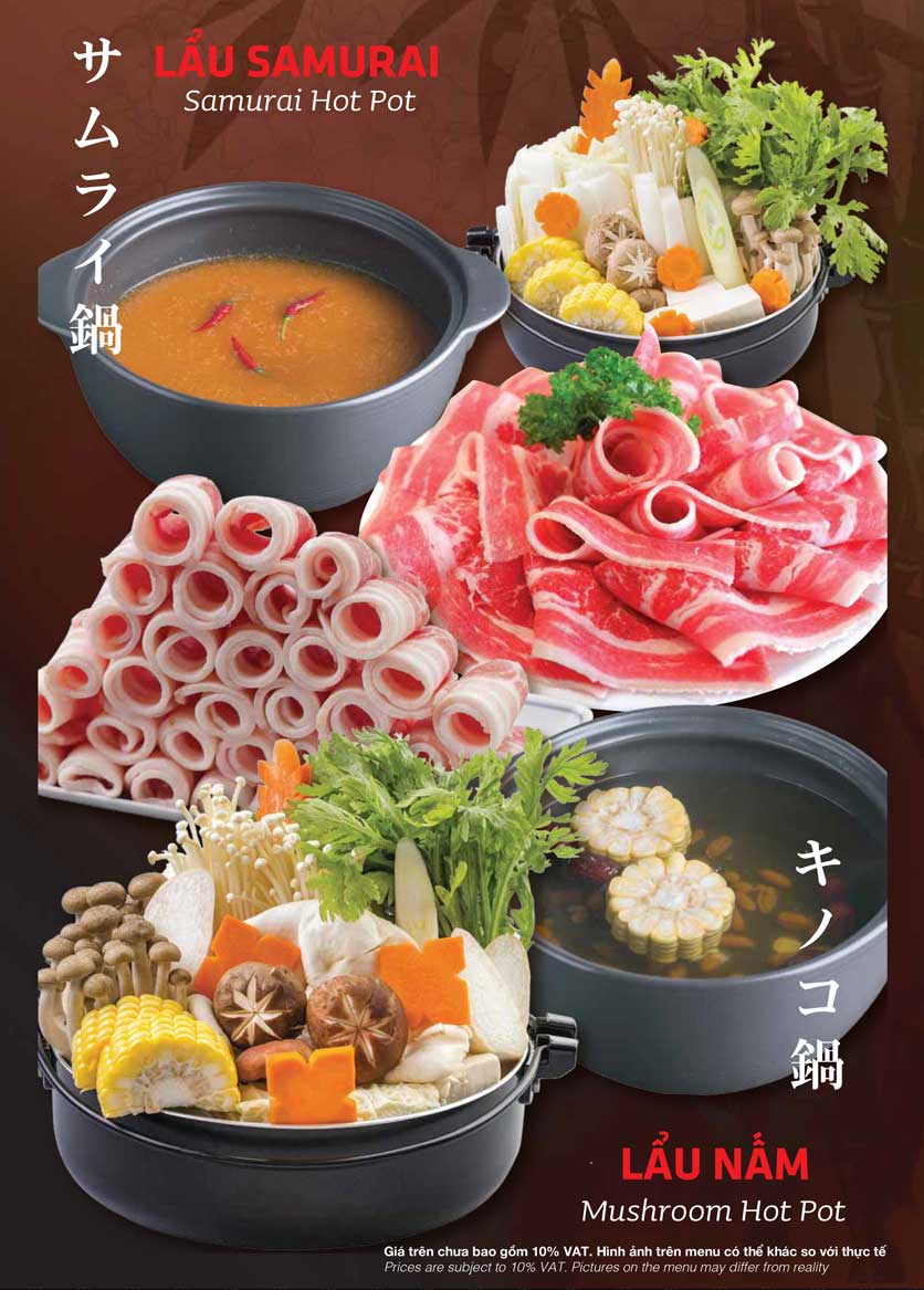 Menu Samurai BBQ - Âu Cơ  23 