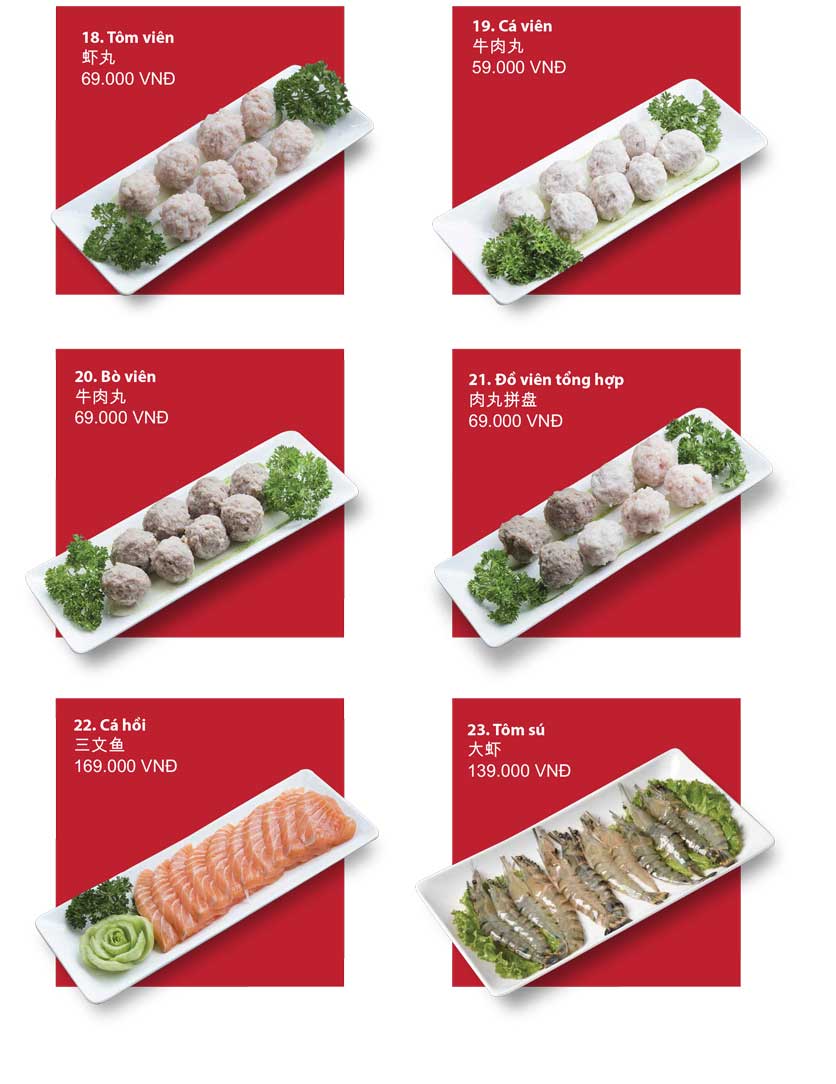 Menu San Xi Lou Hotpot - Láng Hạ 8